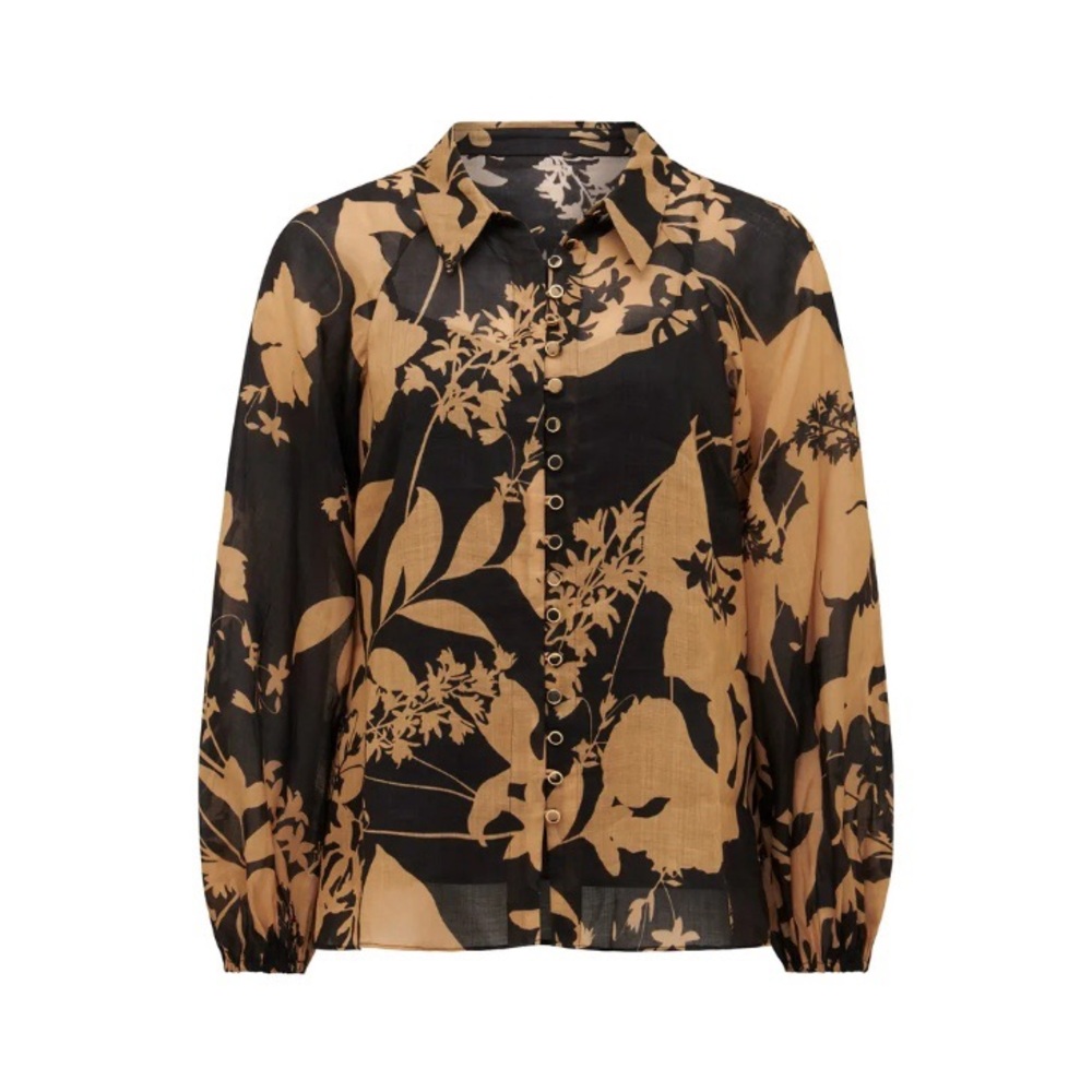 FOREVER NEW Estelle Ramie Raglan Blouse NWT
